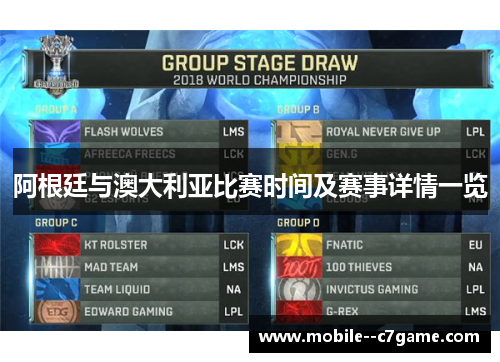 阿根廷与澳大利亚比赛时间及赛事详情一览 阿根廷与澳大利亚比赛时间及赛事详情一览